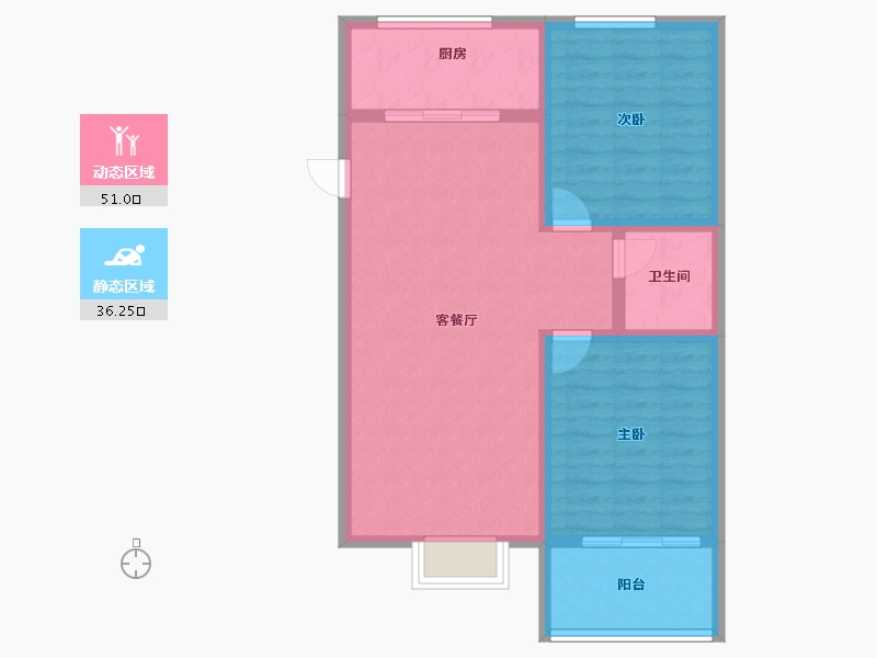 河北省-保定市-王府壹号-78.63-户型库-动静分区