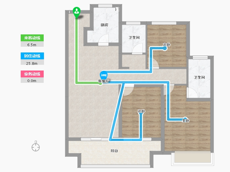 河南省-商丘市-建业世和府-95.32-户型库-动静线