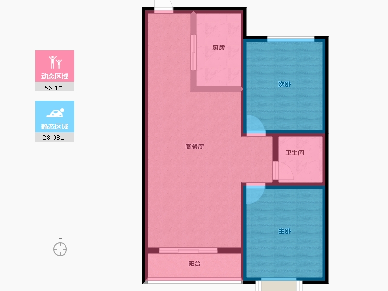 河北省-保定市-王府壹号-75.18-户型库-动静分区