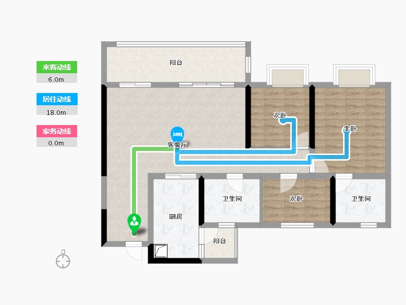 四川省-成都市-中建天府公馆-97.82-户型库-动静线