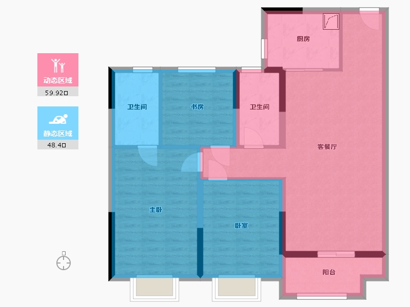 河南省-安阳市-小区-97.00-户型库-动静分区