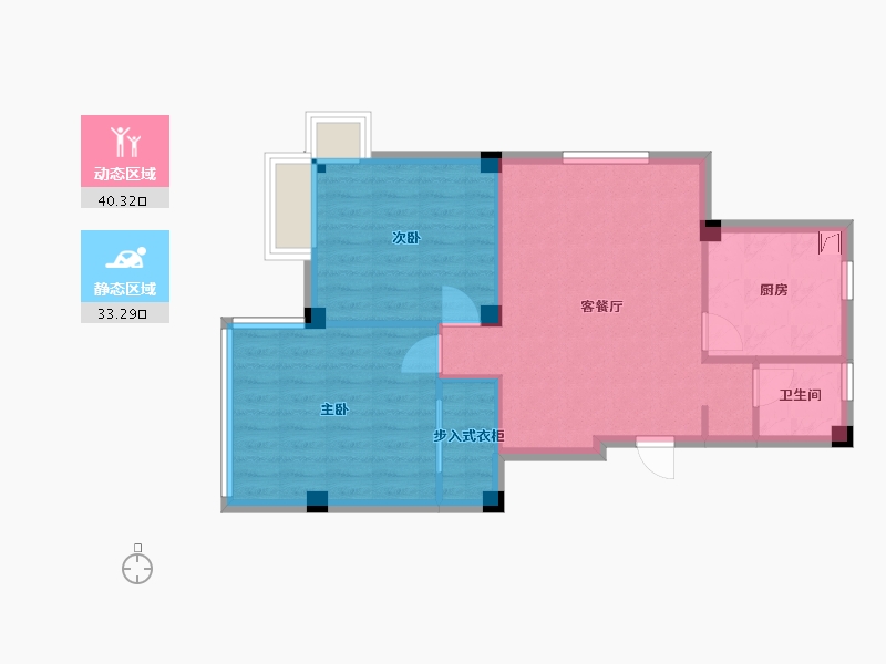 浙江省-宁波市-书香景苑南区-二期-120.00-户型库-动静分区