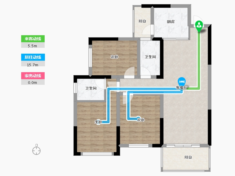 广西壮族自治区-桂林市-溯禾龙脊学府-87.92-户型库-动静线