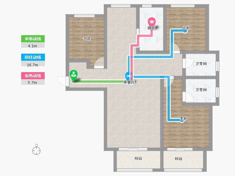 河北省-保定市-乾城华府-111.28-户型库-动静线