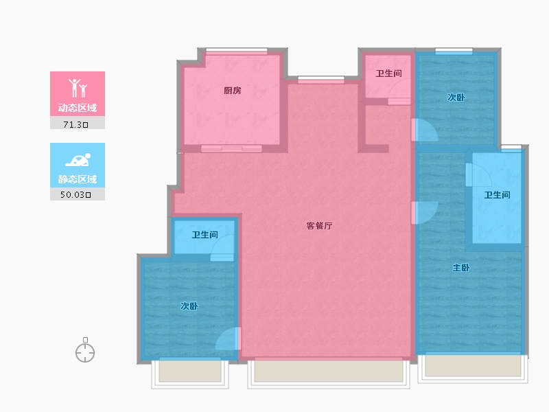 河北省-保定市-爱情城-108.59-户型库-动静分区