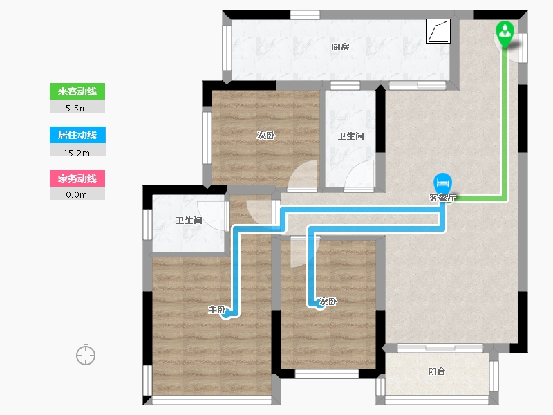 四川省-达州市-现代学府-80.07-户型库-动静线