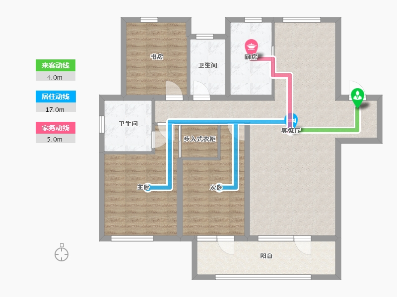 山东省-青岛市-融创·维多利亚湾-114.00-户型库-动静线