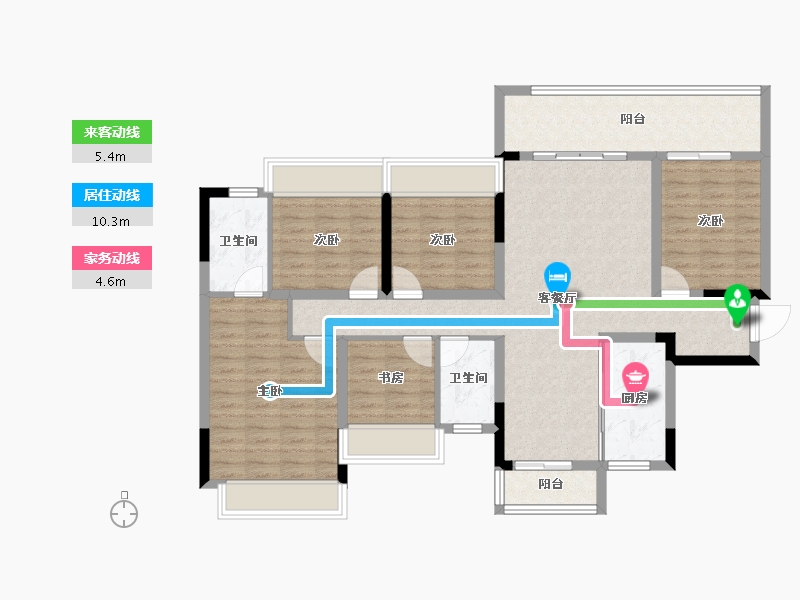 广西壮族自治区-桂林市-桂林融创文旅城-114.67-户型库-动静线