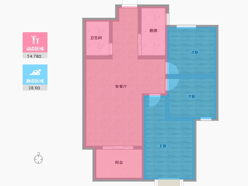 河北省-保定市-王府壹号-82.95-户型库-动静分区