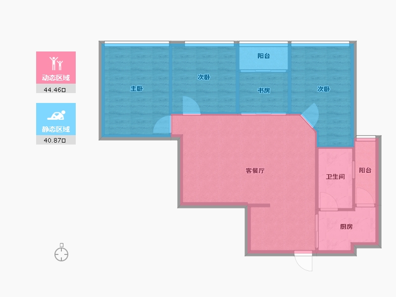 广东省-深圳市-广业大厦-东座-79.00-户型库-动静分区