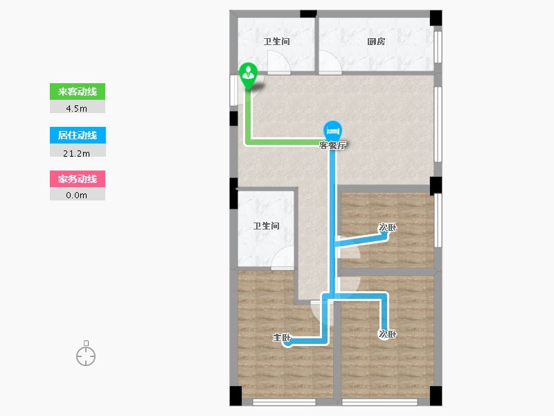 山西省-吕梁市-中央公园·悦时尚广场-81.09-户型库-动静线