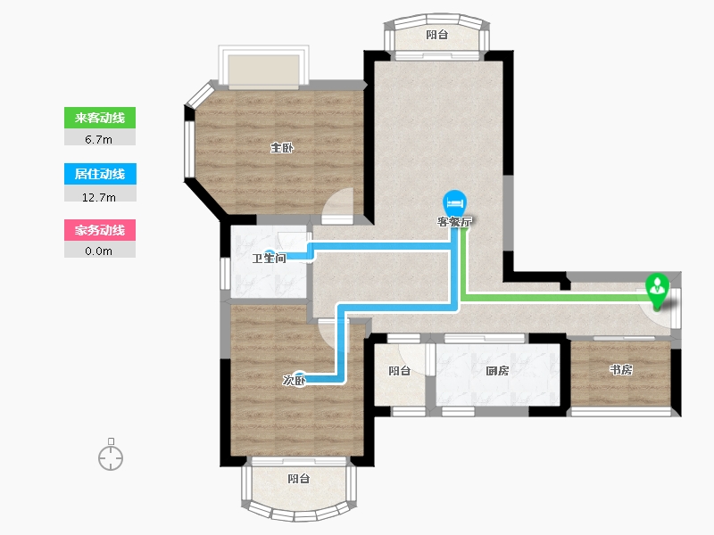 四川省-成都市-嘉合凤凰岛-73.52-户型库-动静线