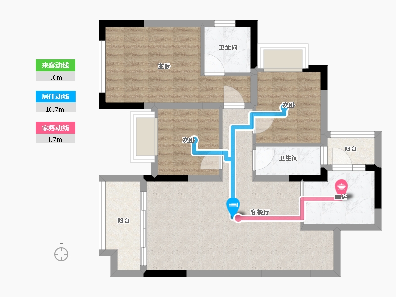 广西壮族自治区-桂林市-桂林融创文旅城-71.38-户型库-动静线