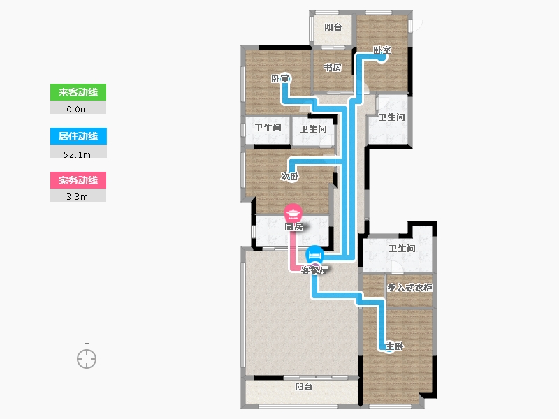 广西壮族自治区-柳州市-绿城杨柳郡-183.38-户型库-动静线