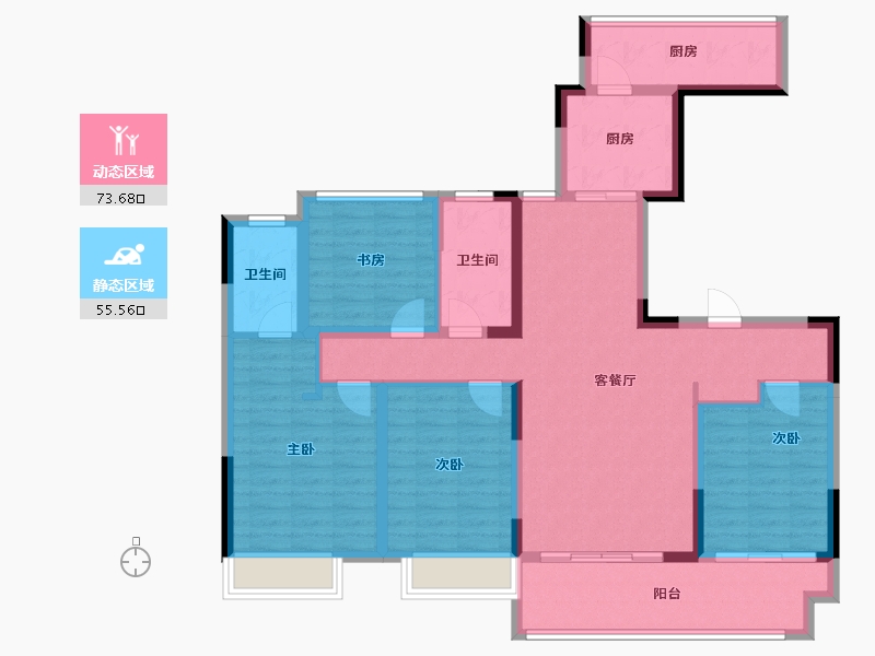 江西省-宜春市-华昌御湖名郡-114.31-户型库-动静分区