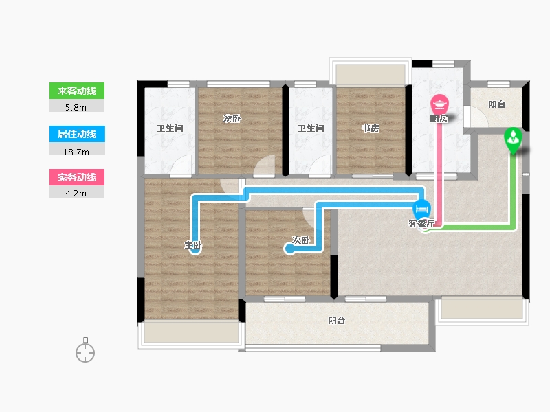 四川省-成都市-华润置地未来之城-113.78-户型库-动静线