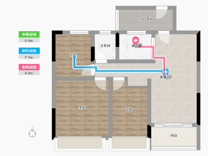 贵州省-遵义市-新蒲家居-72.05-户型库-动静线