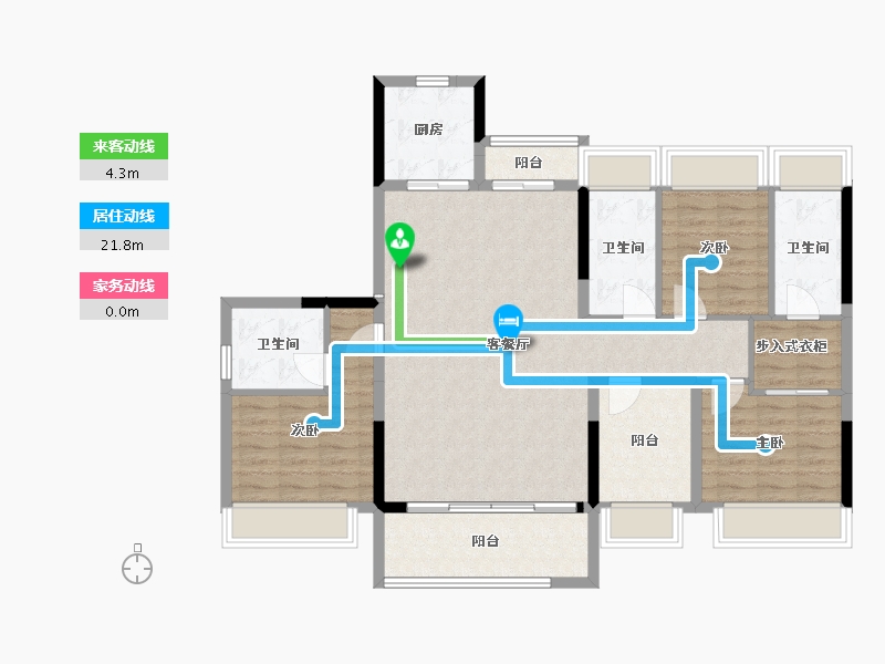 广东省-江门市-江门华发四季-109.84-户型库-动静线