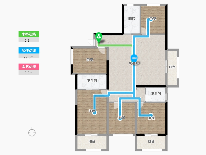 福建省-宁德市-中融·誉府-141.32-户型库-动静线