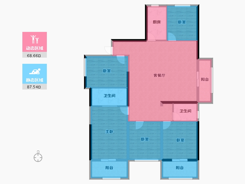 福建省-宁德市-中融·誉府-141.32-户型库-动静分区