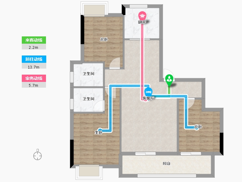 江西省-九江市-融翔·九都学府-89.48-户型库-动静线