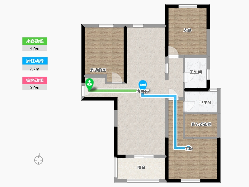 河南省-郑州市-融创城-99.80-户型库-动静线