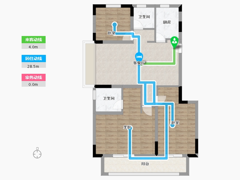 安徽省-蚌埠市-融创山水宸院-92.09-户型库-动静线