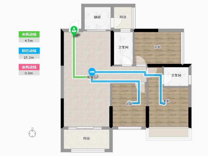 广西壮族自治区-桂林市-桂阳新城-83.47-户型库-动静线