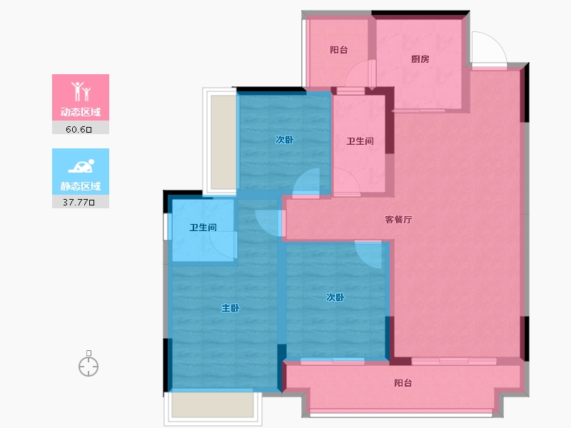 广西壮族自治区-桂林市-桂林融创文旅城-87.55-户型库-动静分区