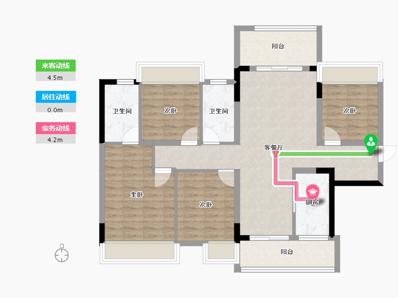 广西壮族自治区-桂林市-桂林融创文旅城-98.24-户型库-动静线