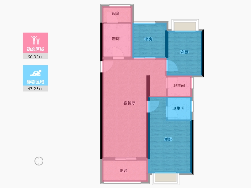 浙江省-湖州市-中建投悦湖名城-92.81-户型库-动静分区