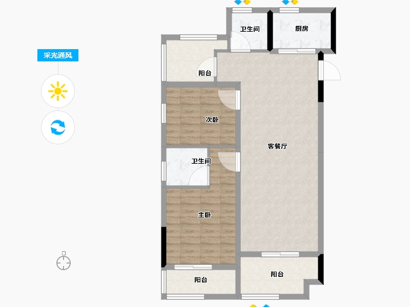 浙江省-湖州市-中建投悦湖名城-92.01-户型库-采光通风