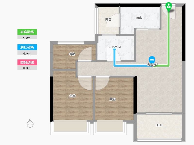 浙江省-湖州市-中建投悦湖名城-72.01-户型库-动静线