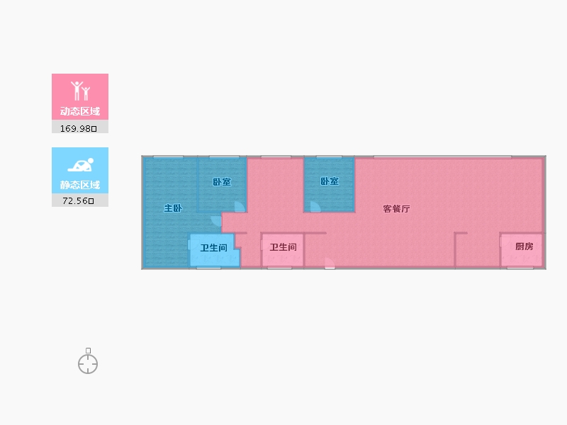 湖南省-长沙市-万科紫台-228.00-户型库-动静分区