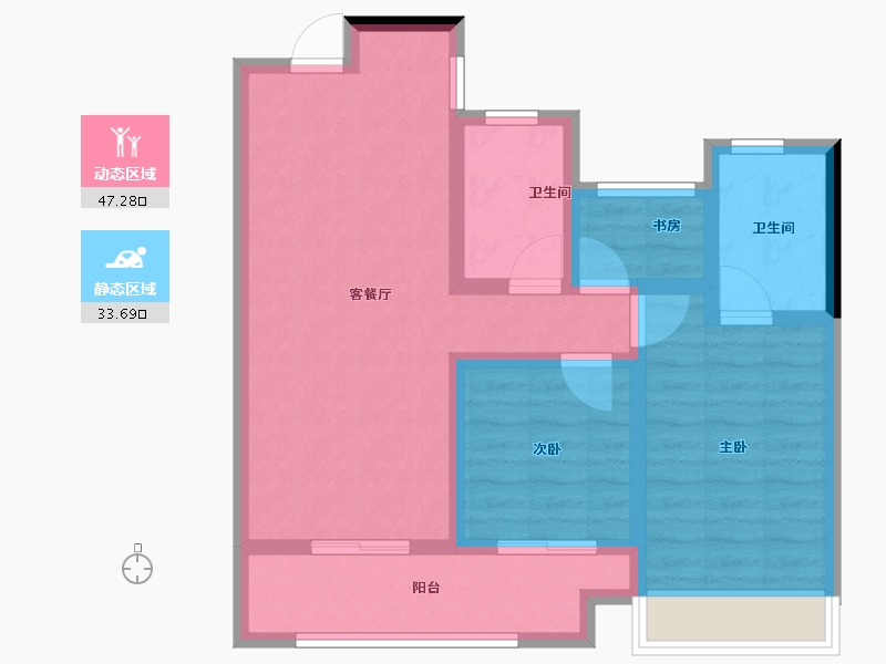 浙江省-湖州市-京杭印-71.20-户型库-动静分区