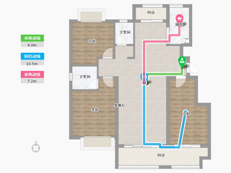 贵州省-遵义市-紫荆国际央玺-101.02-户型库-动静线