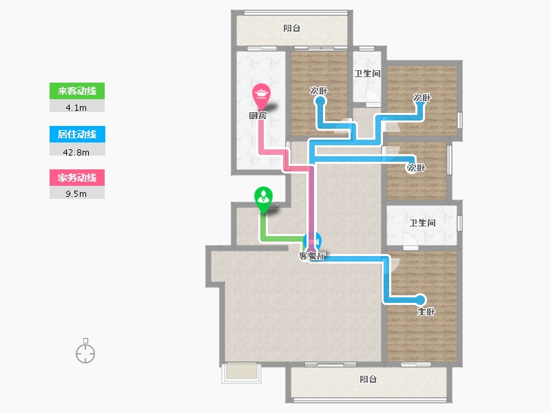 广西壮族自治区-桂林市-桂林顺祥郡-181.72-户型库-动静线