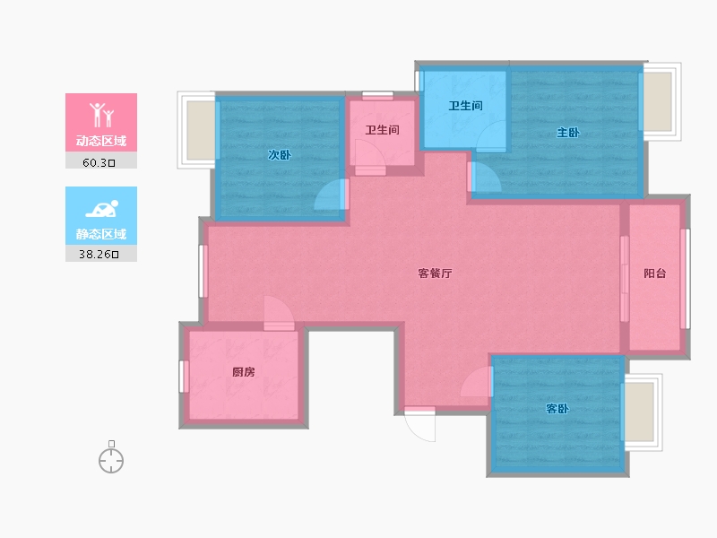 江西省-宜春市-维多利亚华城-100.00-户型库-动静分区