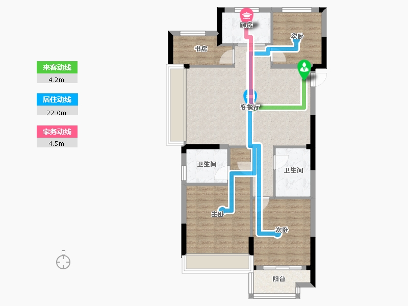 浙江省-湖州市-华纺湖誉府-91.20-户型库-动静线