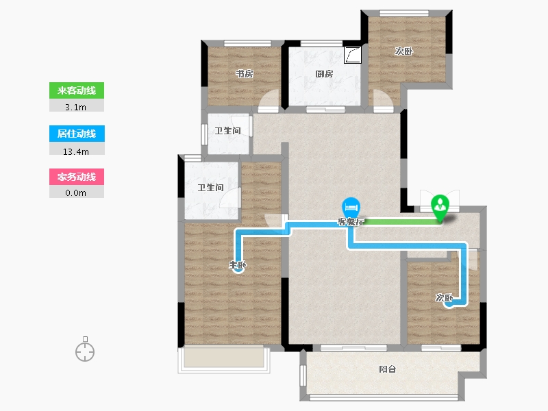 浙江省-湖州市-南浔吾悦广场-112.01-户型库-动静线