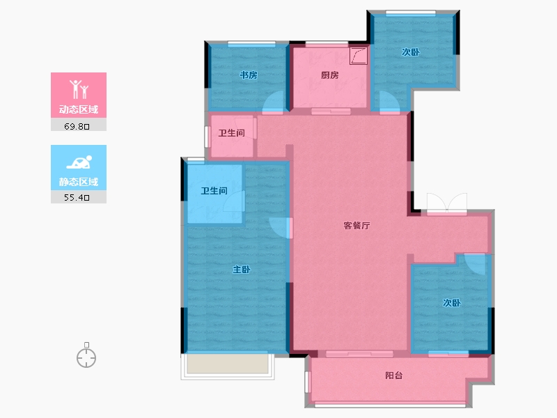 浙江省-湖州市-南浔吾悦广场-112.01-户型库-动静分区