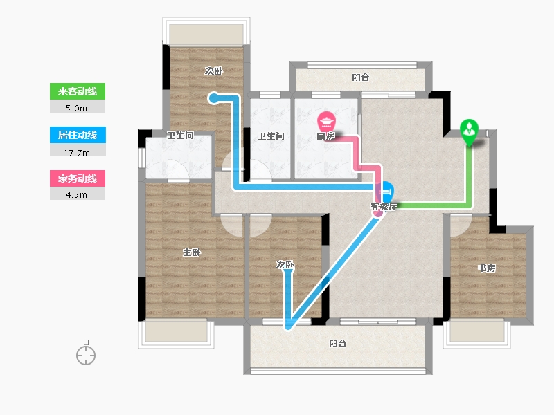 广西壮族自治区-贺州市-悦城·富江壹號-114.57-户型库-动静线