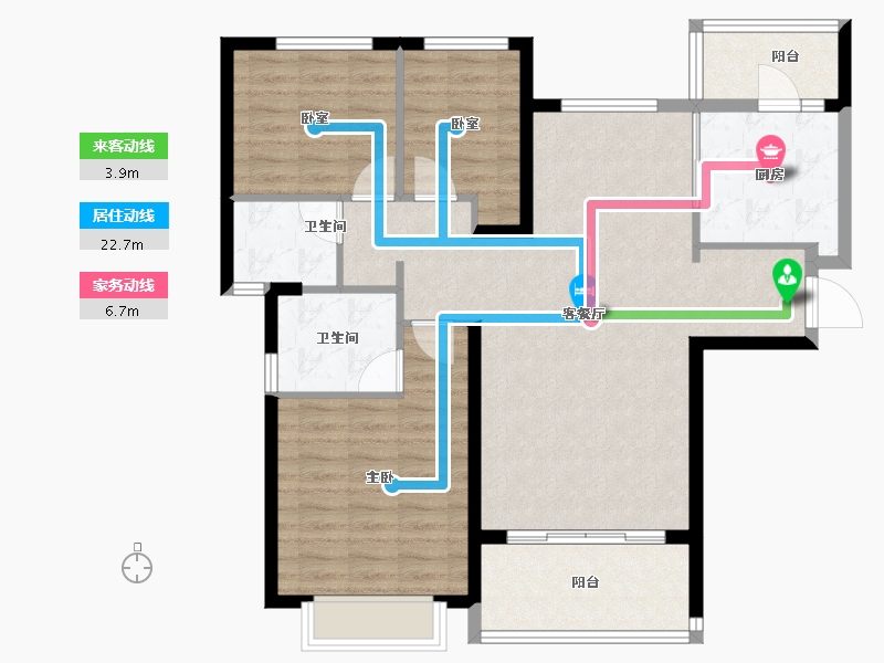 陕西省-安康市-恒大未来城-100.00-户型库-动静线