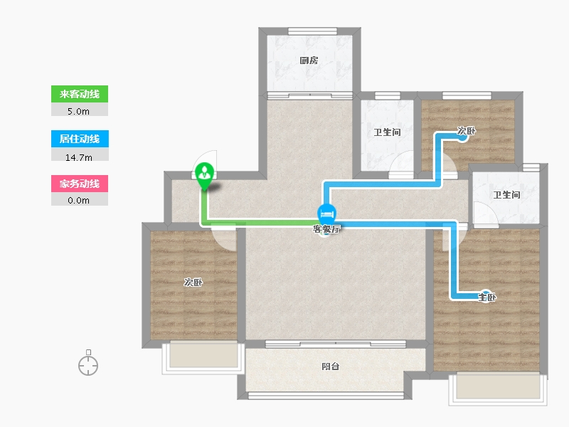 山西省-运城市-鑫马央玺-92.85-户型库-动静线