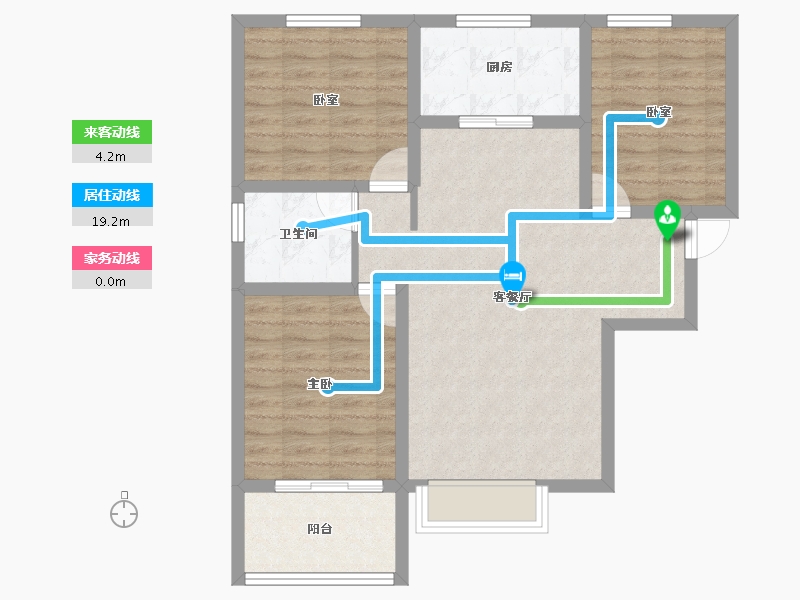 陕西省-渭南市-双创幸福城-82.07-户型库-动静线