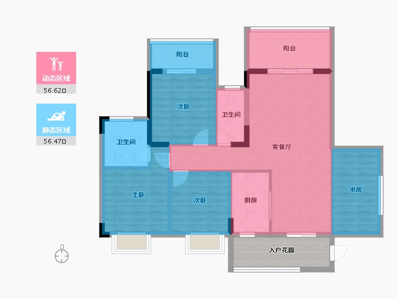 广西壮族自治区-桂林市-东舜状元世家-109.62-户型库-动静分区