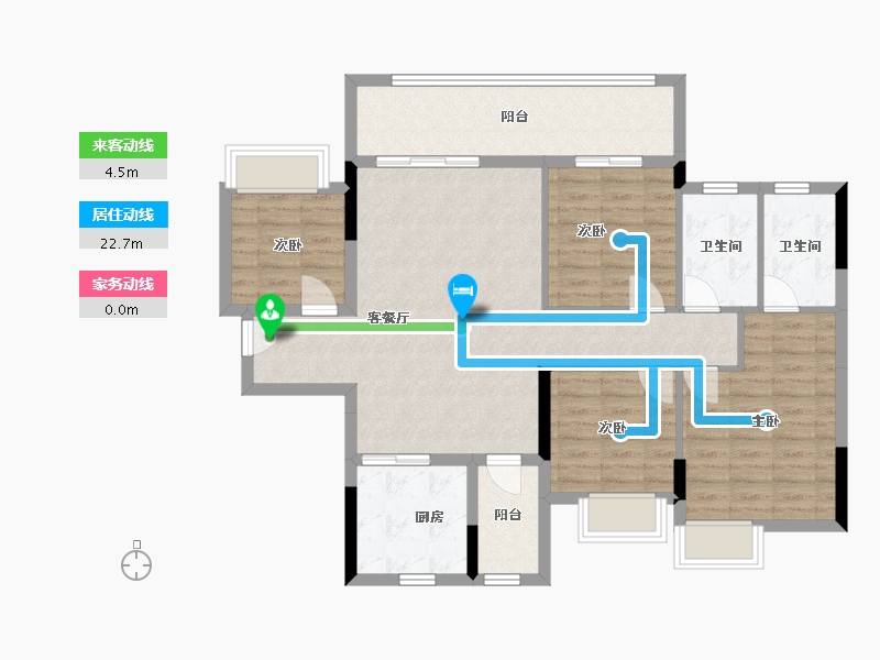 广西壮族自治区-桂林市-彰泰春天里-102.56-户型库-动静线