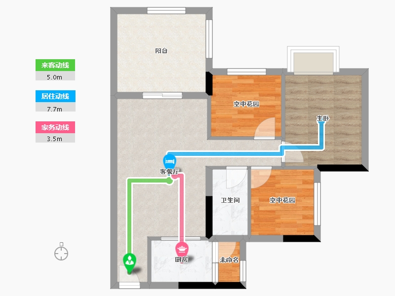 广东省-江门市-新熙花园-64.29-户型库-动静线