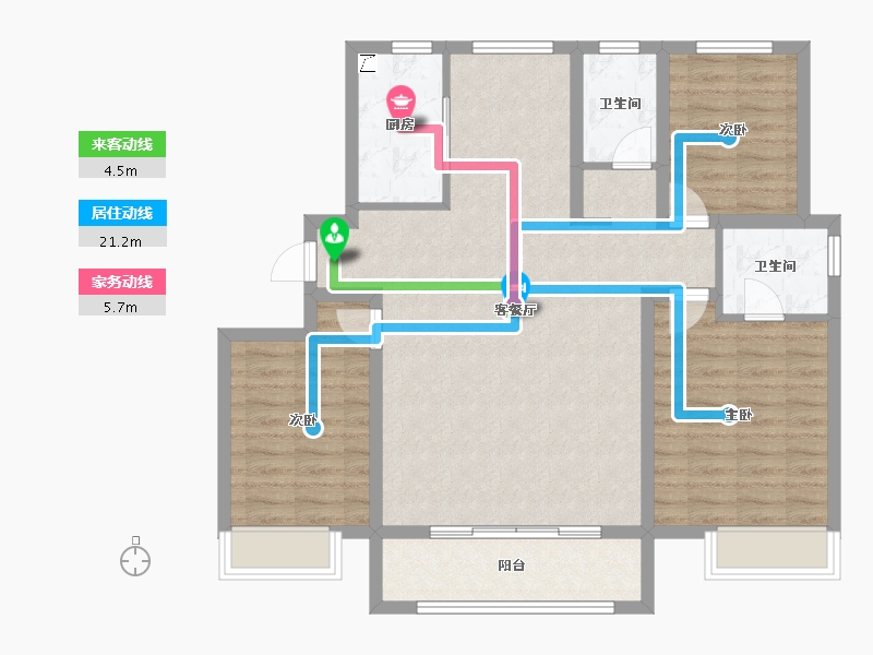 河北省-唐山市-荣望府-98.36-户型库-动静线