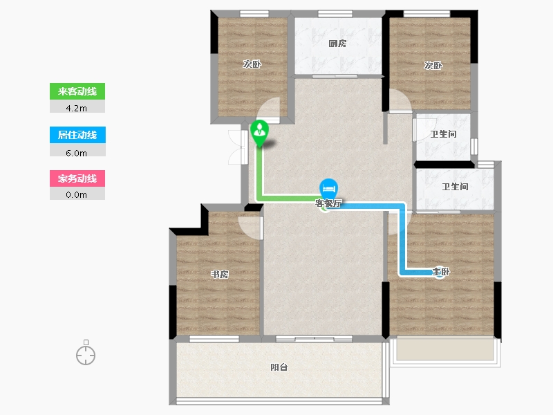 湖北省-十堰市-汉成国宾府-107.73-户型库-动静线